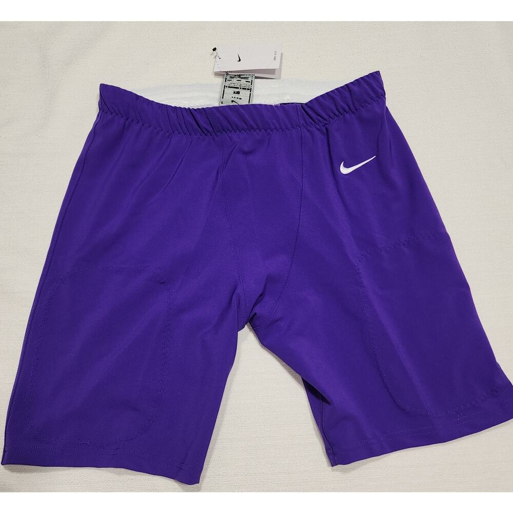 Nike Men's Football Tights Shorts Purple SIZE XXL L19'' x W32''